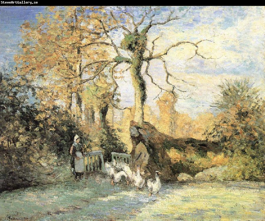 Camille Pissarro Ludas girls